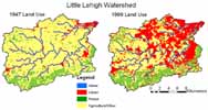 Little Lehigh land use over time