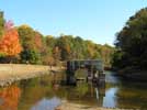 Old swimming platform