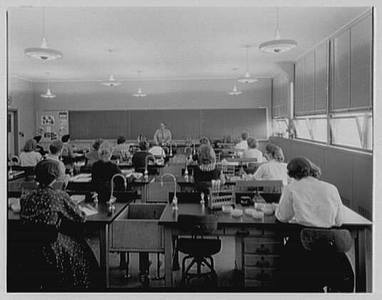 Botany lab, 1958